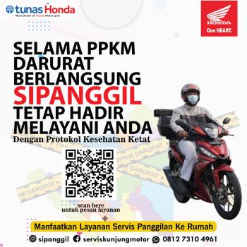 Sipanggil, Solusi Servis Motor Dengan Tetap Dirumah Saja